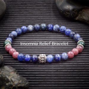 Insomnia Relief Stretch Bracelet - Handmade to Order